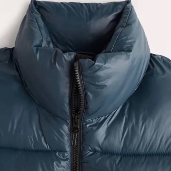 Ambercombie Fitch Teal Puffer Jacket Men’s Sz.Large - Picture 2 of 3